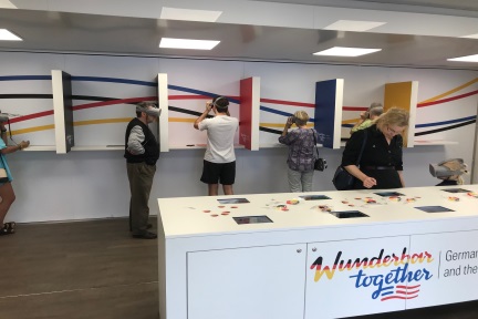 LSU Foreign Languages German faculty and LSU students check out the WanderbUS