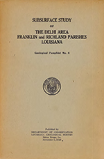 Franklin and Richland parishes Geology 1946