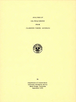 Claiborne Parish Oilfield Brines 1972