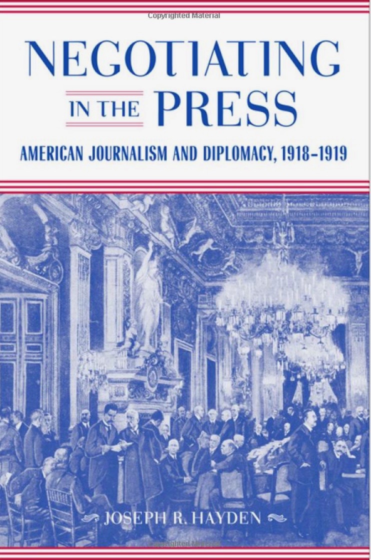 "Negotiating the Press" book cover 